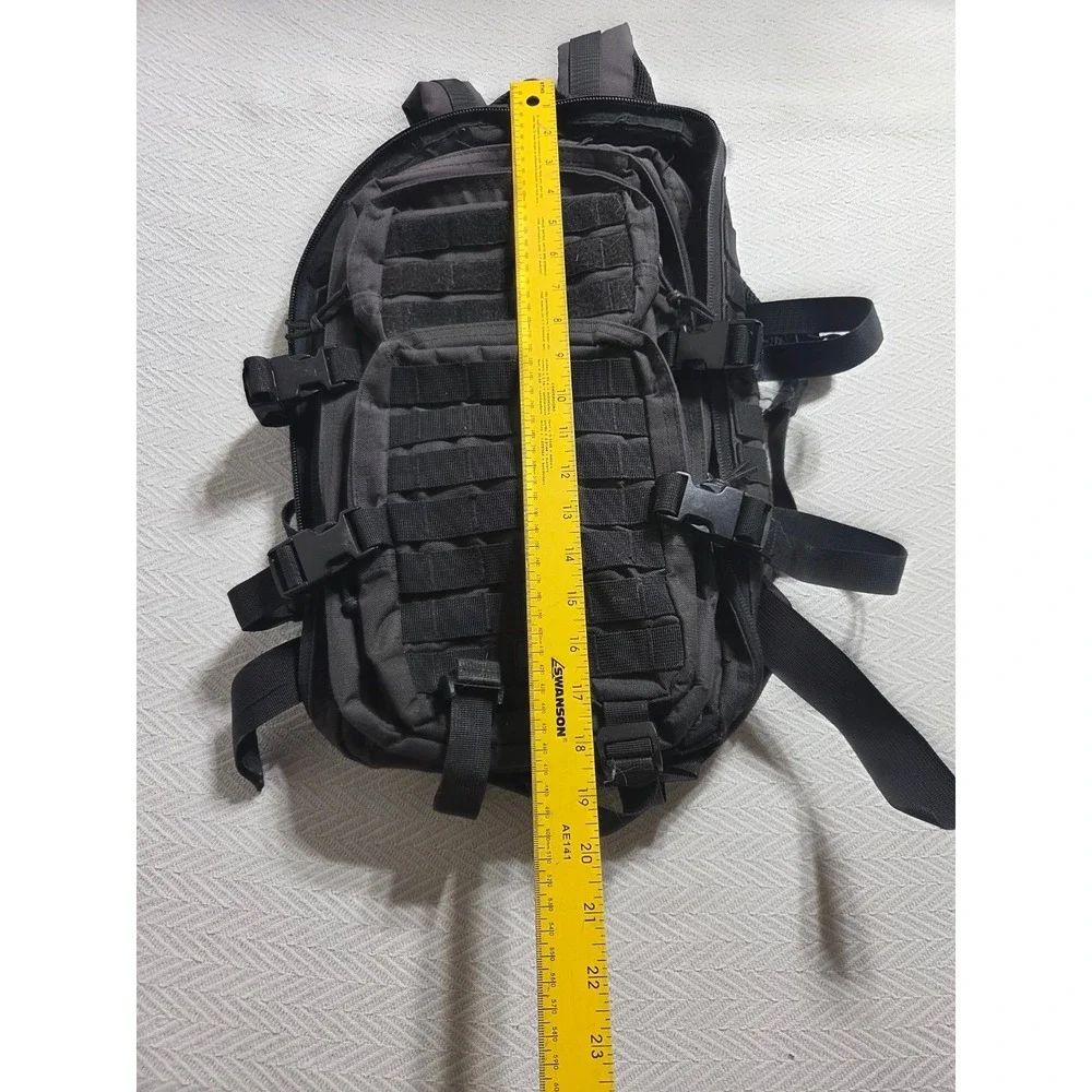 Red Rock Outdoor Gear Tactical MOLLE Backpack Black 15